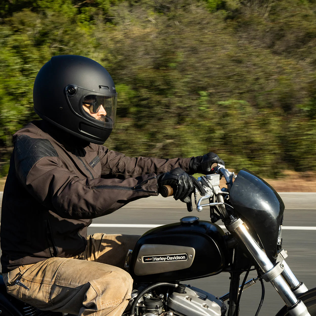 Biltwell Gringo SV ECE Helmet Flat Black – MOTORWERKS