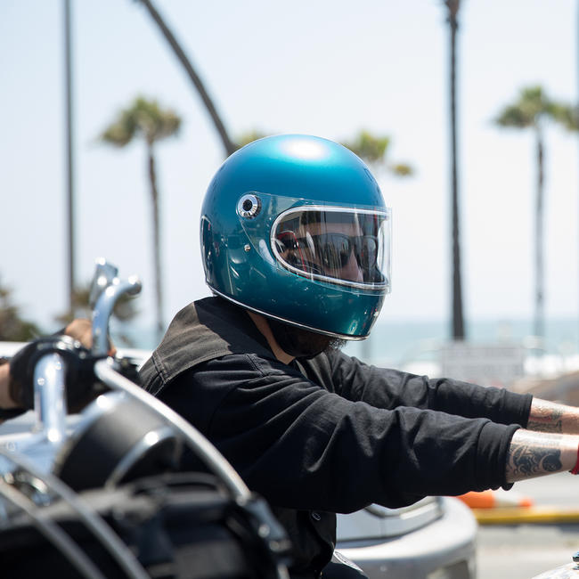 bitwell gringo s solid blue motorcycle helmet Biltwell Gringo S ECE Helmet Pacific Blue – MOTORWERKS